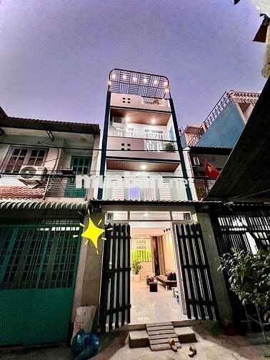 NHÀ ĐẸP 4 TẦNG KIÊN CỐ, HẺM XE HƠI 7M, DT 36M2, 4,95 TỶ CÒN TL