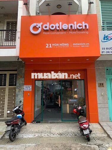 GIÁ RẺ 31TRIỆU- Nhà Mặt tiền 21 Hoa Hồng, Q.Phú Nhuận- DT 4x20m, 4TẦNG