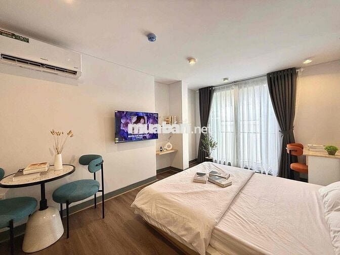 CHO THUÊ CĂN HỘ CHUNG CƯ FULL NT BAN CÔNG NGAY CHỢ TÂN ĐỊNH Q1