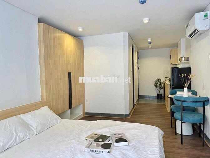 CHO THUÊ CĂN HỘ CHUNG CƯ FULL NT BAN CÔNG NGAY CHỢ TÂN ĐỊNH Q1