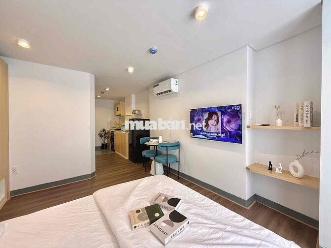 CHO THUÊ CĂN HỘ CHUNG CƯ FULL NT BAN CÔNG NGAY CHỢ TÂN ĐỊNH Q1