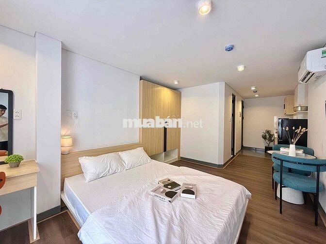 CHO THUÊ CĂN HỘ CHUNG CƯ FULL NT BAN CÔNG NGAY CHỢ TÂN ĐỊNH Q1