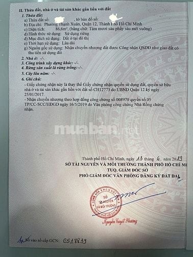 NHÀ ĐẸP MT ĐƯỜNG THẠNH XUÂN 25 QUẬN 12 DT 86M2 CHỈ CÓ 2 TỶ 870 TRIỆU