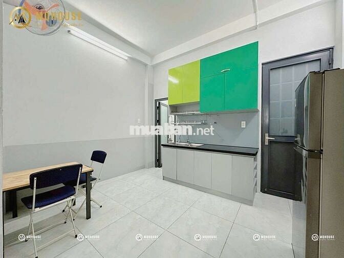 Cc mini 1PN tách bếp - bancol 40m2. FREE PHÍ DV. Full nội thất + mgr