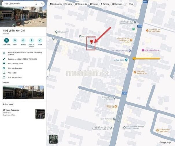 CẮT LỖ 1 Tỷ - BÁN GẤP NHÀ MẶT TIỀN TRUNG TÂM CÁI BÈ - CHỈ 17TR/M²