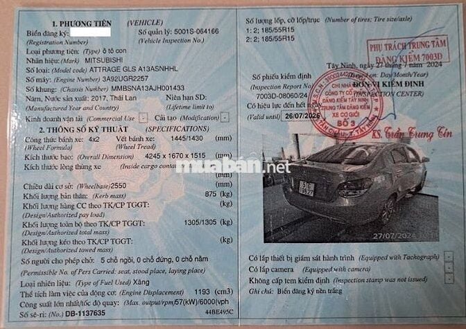 Mitsubishi Attrage 2017 1.2MT - 139000 km