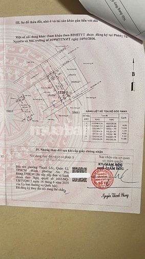 Nhà 2 mặt tiền TL29 Q12, 1 trệt 1 lầu, DT 4×15m, đường 7m