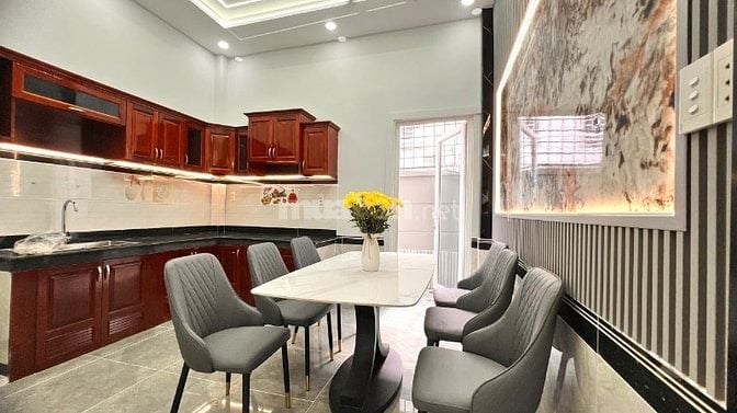 Nhà 2 mặt tiền TL29 Q12, 1 trệt 1 lầu, DT 4×15m, đường 7m