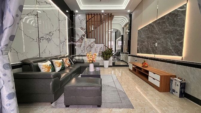 Nhà 2 mặt tiền TL29 Q12, 1 trệt 1 lầu, DT 4×15m, đường 7m