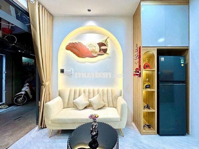 Bán nhà Vũ Tùng, Bình Thạnh 33,5m2 hẻm thông giá 4,45 tỷ TL