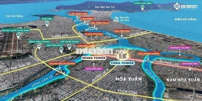 Chỉ từ 1tỷ5 trả trước, sở hữu căn hộ 3PN CĐT Sun ngay TTTP Đà Nẵng