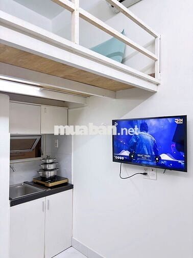 PHÒNG CÓ GÁC ĐỦ NỘI THẤT GẦN CO.OP MART NHIÊU LỘC