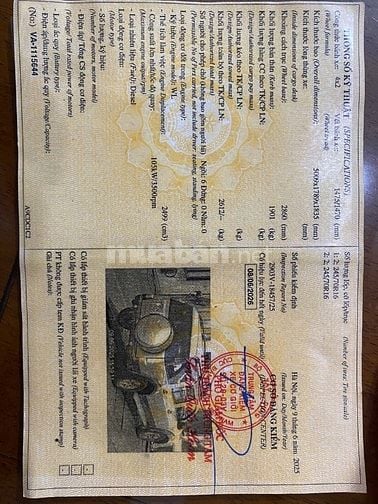 Bán xe Ford Everest 12/2008, màu bạc, đăng ký 12/2008, máy dầu