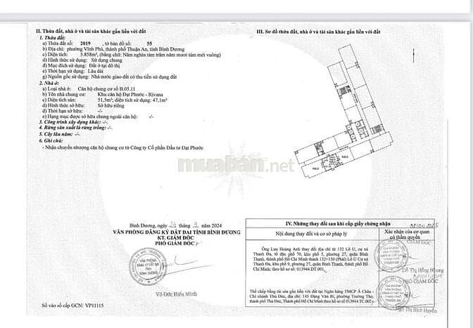 Bán căn hộ cao cấp THE RIVANA diện tích 51,5 m2, đầy đủ tiện ích