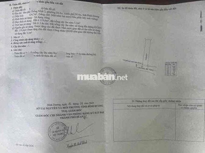 2 lô liền kề ngay chợ Xóm Vắng,phường Dĩ An,TP Dĩ An