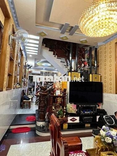 Nhà Bán 4×16m, 4PN, Hẻm ô Tô Phan Huy Ích, P An Hội Tây VND: 8.5 T TL