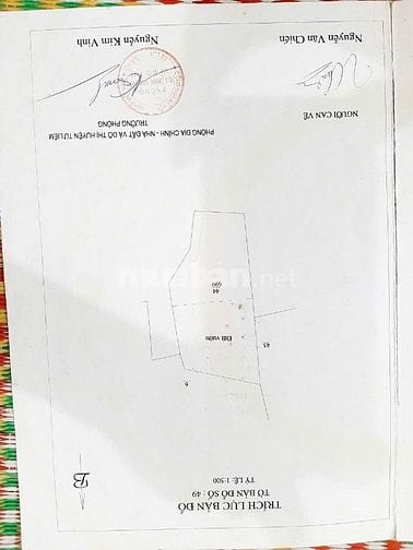 Bán 100m2 đất tại Cầu Cốc, Tây Mỗ