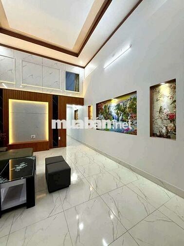 Nhà hẻm 322 Phú Lợi, DT: 4,3 x24, thổ cư: 80, có 2PN, sân xe hơi 7 chỗ