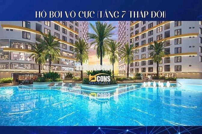căn hộ chung cư 54m2 2PN  Bcons Center City