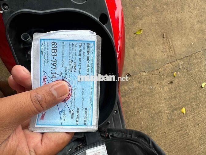 Honda Vision 2018 Đỏ đen