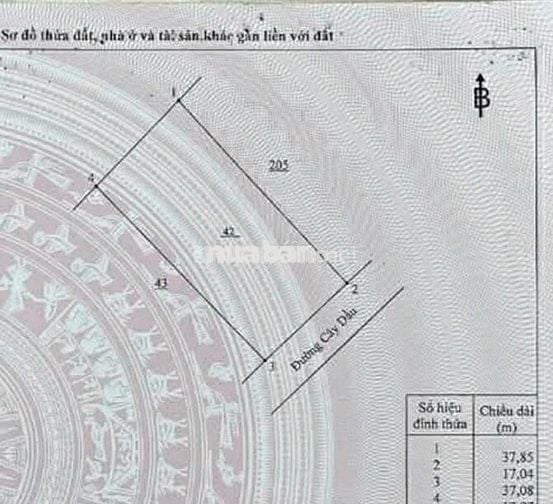 BÁN NHANH 656m2 ĐẤT VỊ TRÍ ĐẸP, MĂT TIỀN HUYÊN NHƠN TRẠCH-CHỈ 22 TỶ