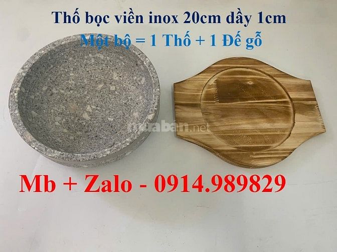 THỐ ĐÁ -> CHUYÊN PHỞ BÁT ĐÁ - CỐI ĐÁ  CHẢO GANG - CHẢO ĐÁ - NỒI LẨU ĐÁ