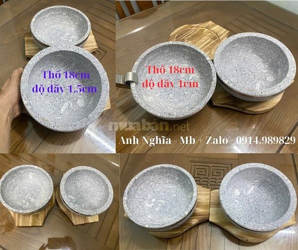 THỐ ĐÁ -> CHUYÊN PHỞ BÁT ĐÁ - CỐI ĐÁ  CHẢO GANG - CHẢO ĐÁ - NỒI LẨU ĐÁ