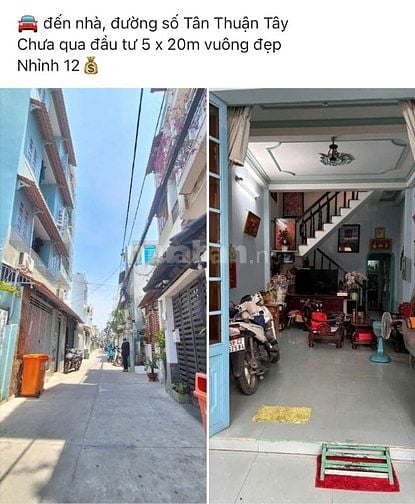 Nguyễn Thị Thập - Nhà cũ hợp xây mới - 140m2 giá đầu tư chỉ nhỉnh 80tr