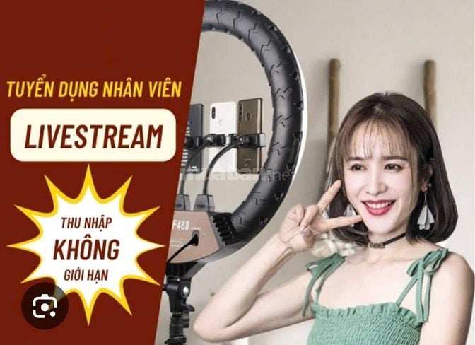 tuyển nử livetream bán quần áo túi xách và giày dép 