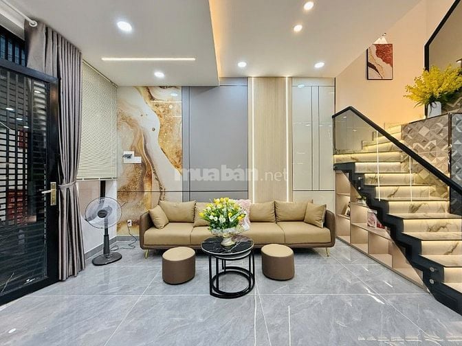 Bán nhà hẻm 3m Phạm Văn Chiêu, P.8, 4,5 NH 4,8 x 13 giá 5.39 tỷ tl