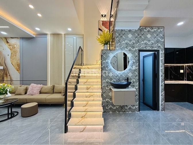 Bán nhà hẻm 3m Phạm Văn Chiêu, P.8, 4,5 NH 4,8 x 13 giá 5.39 tỷ tl