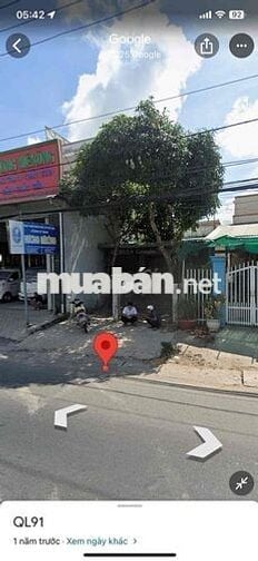 Chính chủ cần bán nhà trệt mặt tiền quốc lộ 91