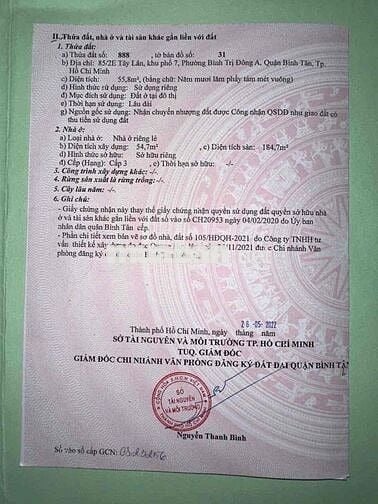 Chính chủ bán nhà phố SHR Tây Lân, Bình Trị Đông A, Bình Tân