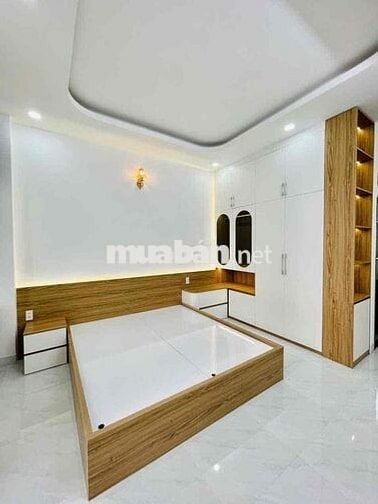 NHÀ 5 TẤM - HẺM 8M THÔNG - HOÀN CÔNG 215M2-