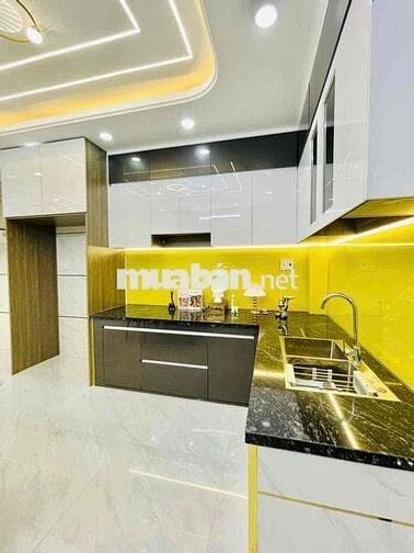 NHÀ 5 TẤM - HẺM 8M THÔNG - HOÀN CÔNG 215M2-