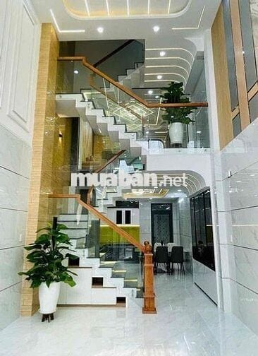 NHÀ 5 TẤM - HẺM 8M THÔNG - HOÀN CÔNG 215M2-