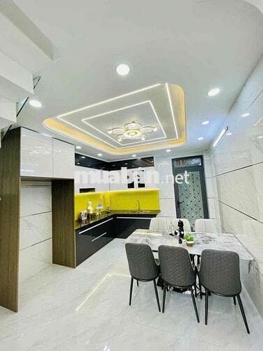 NHÀ 5 TẤM - HẺM 8M THÔNG - HOÀN CÔNG 215M2-