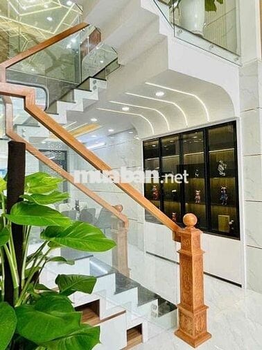 NHÀ 5 TẤM - HẺM 8M THÔNG - HOÀN CÔNG 215M2-