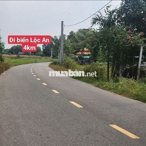 Bán đất xây trọ sát kcn Đất Đỏ, mặt tiền 6m cách biển Lộc An 4km