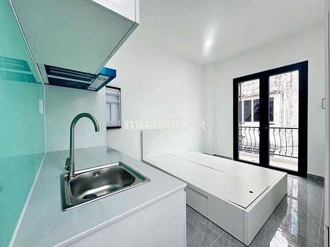 CĂN HỘ NGĂN BẾP BAN CÔNG QUẬN 1, MÁY GIẶT RIÊNG, CỐNG QUỲNH, CV 23/9