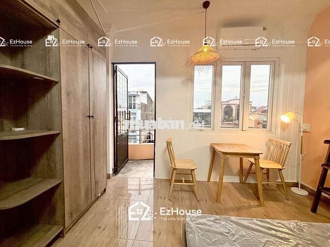 Căn hộ 1PN mới toanh 40m2 - ban công - máy giặt riêng - Chu Văn An