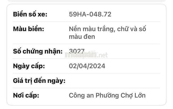 NVX 04/2024 Chính Chủ. Thông Cảm k tiếp cửa hàng.