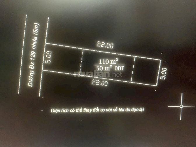 BÁN GẤP LÔ ĐẤT 110M² GIÁ RẺ – SỔ HỒNG RIÊNG NGAY TRUNG TÂM THỦ DẦU MỘT