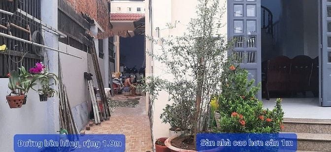 Bán nhà 2 tầng sân vườn ngay đường số 4. DT 136.9m2 ngang 7m, SHR.