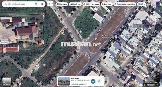 Đất mặt tiền đường Lê Sỹ 10,5m sát đường 29/3 chỉ 56tr/m2