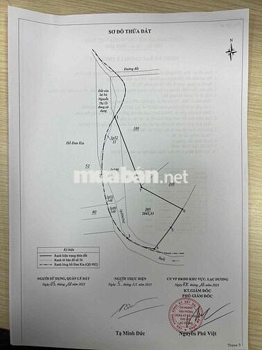 Chính Chủ bán đất view mặt hồ Đan Kia đối diện là Đồi cỏ hồng