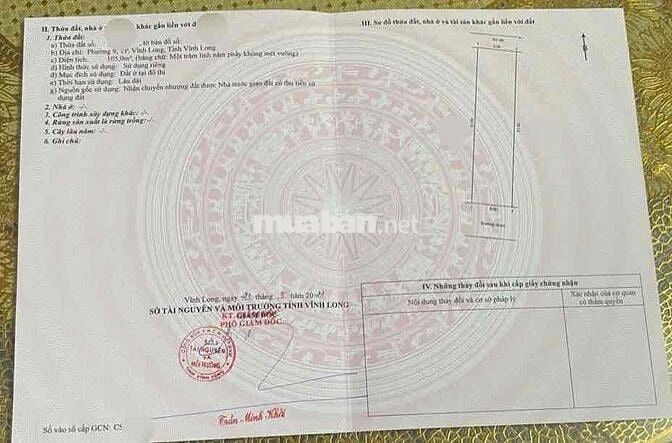 GIÁ TỐT ĐẤT THỔ TRỤC CHÍNH TÁI ĐỊNH CƯ PHƯỜNG 9