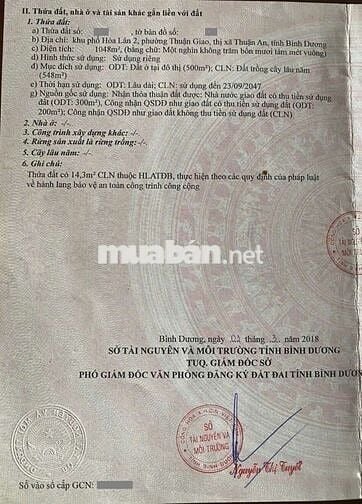 Đất Mặt Tiền Kinh Doanh Showroom Trục 22/12, P. Thuận Giao TpThuận An