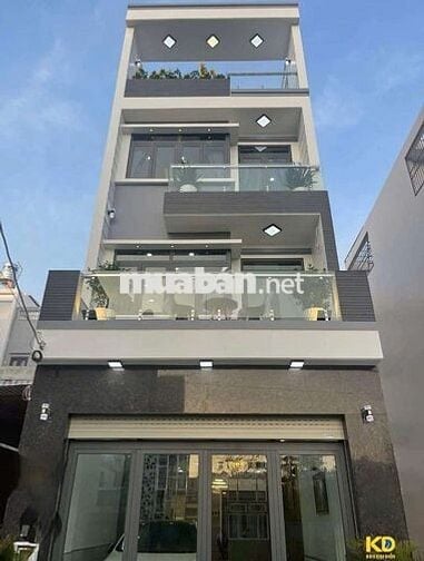 Nhà mới xây 5 x 20 có 5pn 6wc sân thượng