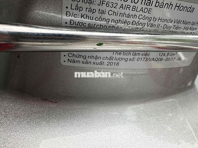 Honda Air Blade 2018 Đỏ 10.000 km